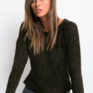 Khaki jumper Boucle