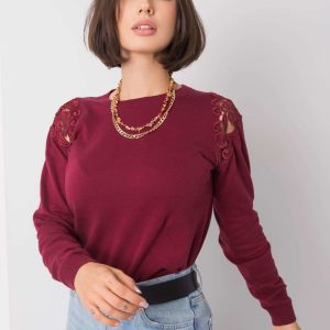 Burgundy sweater Omega RUE PARIS