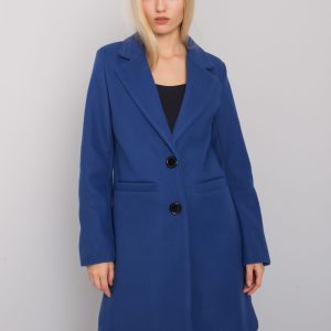 Dark Blue Dalida Coat