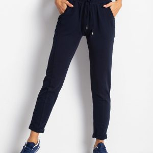 Navy blue trousers Approachable