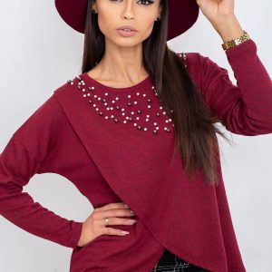 Burgundy blouse Princess