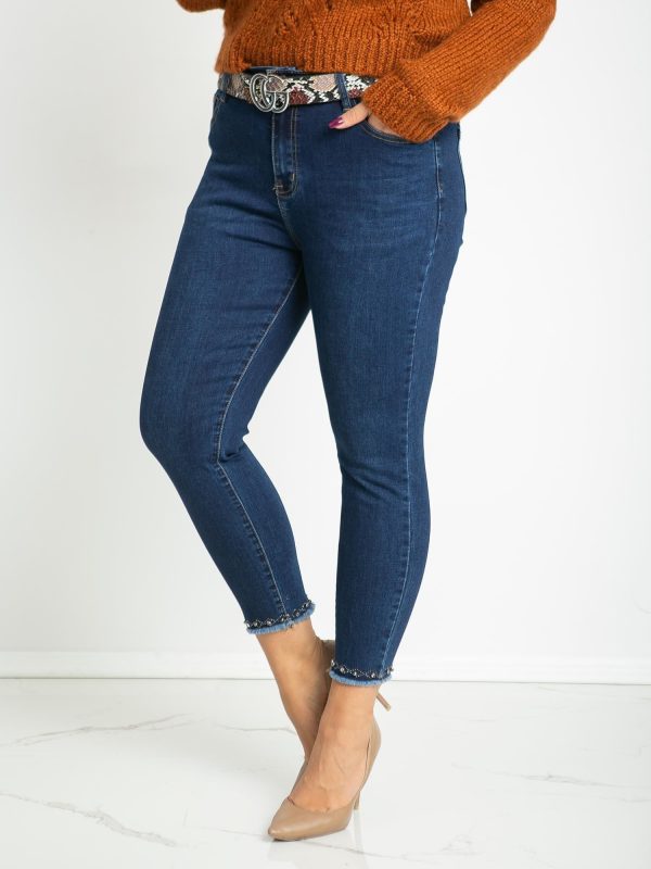 Blue plus size jeans Paloma