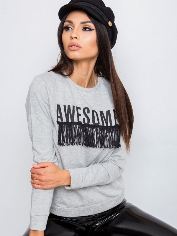 Grey Sweatshirt Awesome