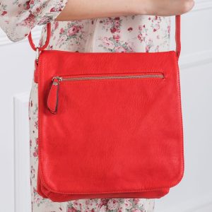 Women's Red Messenger