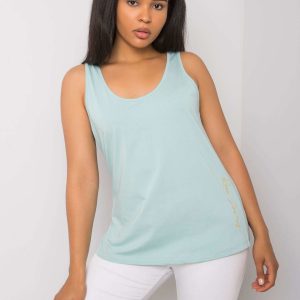 Beitris RUE PARIS Mint Plus Size Cotton Top