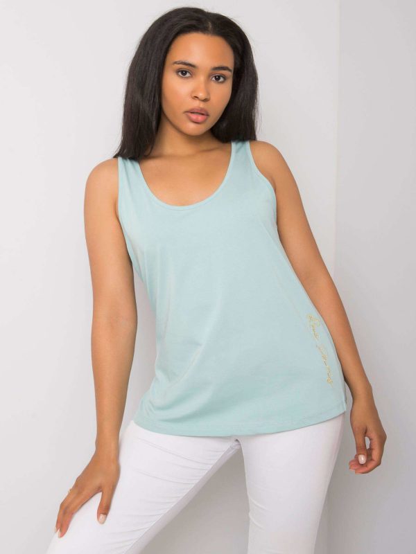 Beitris RUE PARIS Mint Plus Size Cotton Top