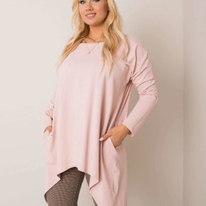 Dirty pink plus size blouse Elisa RUE PARIS