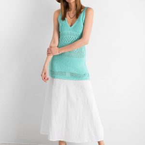 BY O LA LA Mint knit maxi dress