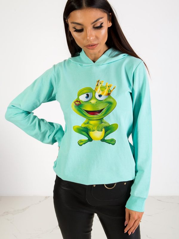 Mint sweatshirt Froggy