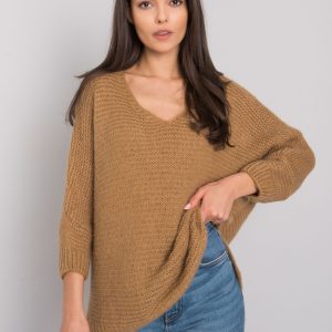 Camel oversized sweater Camden OCH BELLA