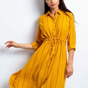 Dark Yellow Recall Dress