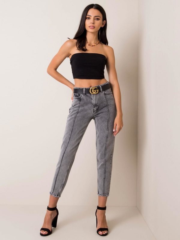 Dark grey trousers Cornelia RUE PARIS