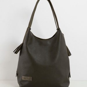 Khaki Women's Eco Leather Bag