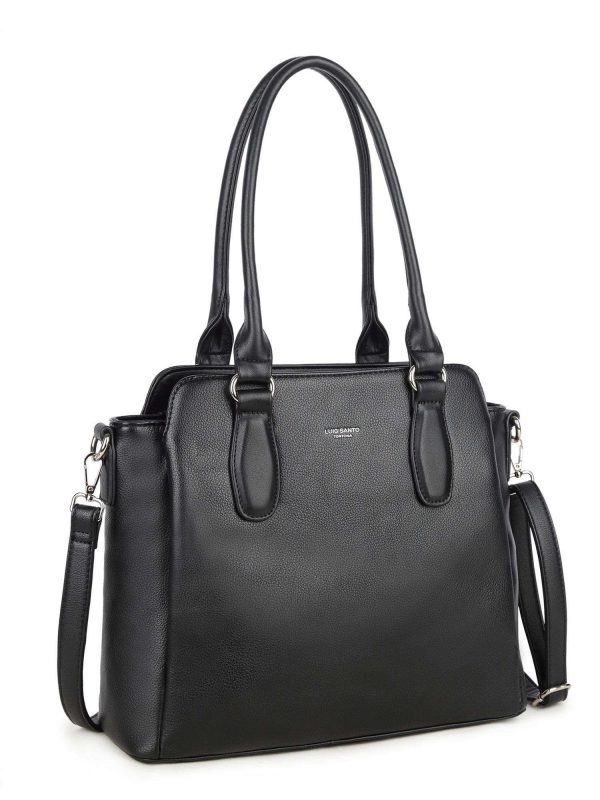 LUIGISANTO Black Shoulder Bag