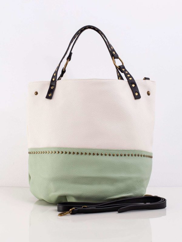 Green capacious bag