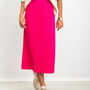 RUE PARIS Tammy Fuchsia skirt