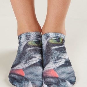 Women's Short Socks with Print