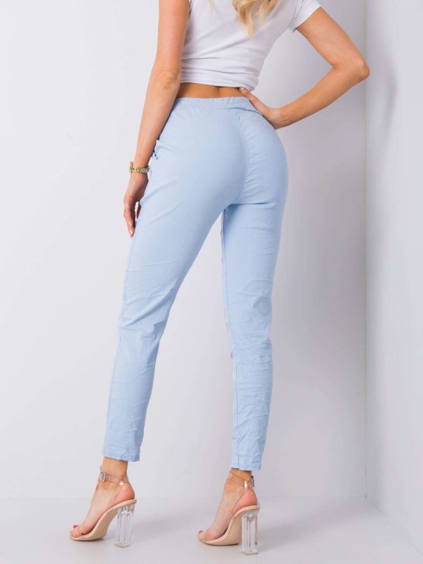 Light blue pants made of Marisa fabric