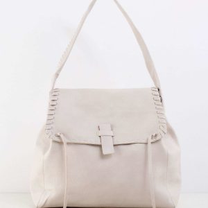 Light Beige Soft Flip Bag