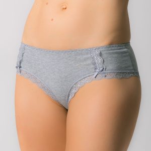 Grey Cotton Women's Briefs