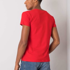 Red T-shirt for men cotton Andreas