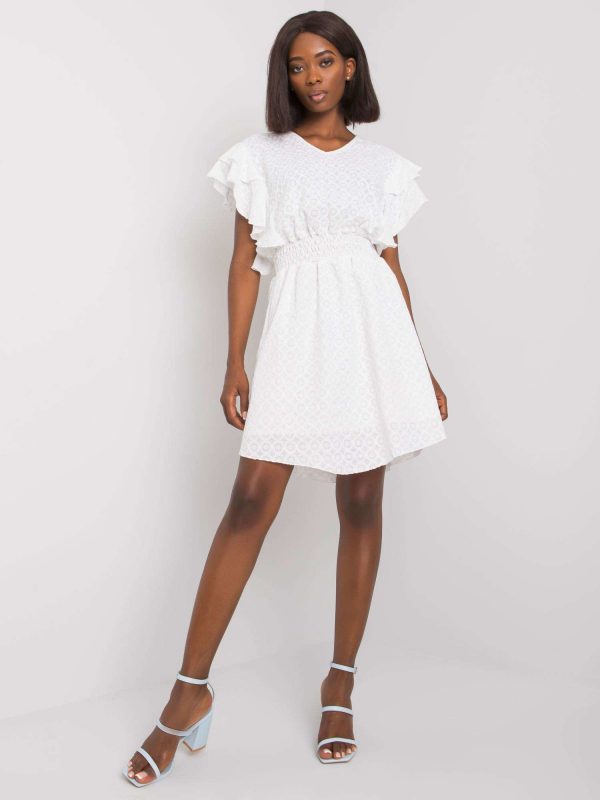 White Kharisse Cotton Dress