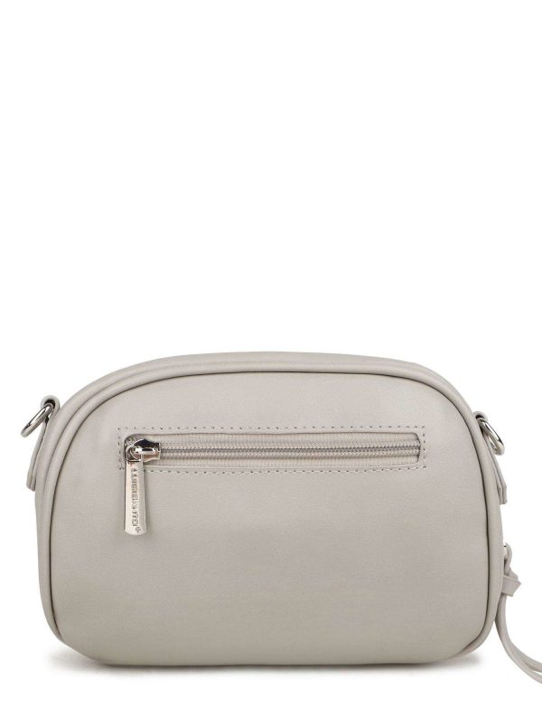 Grey bag with detachable strap LUIGISANTO