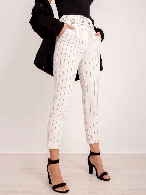 BSL White Striped Pants