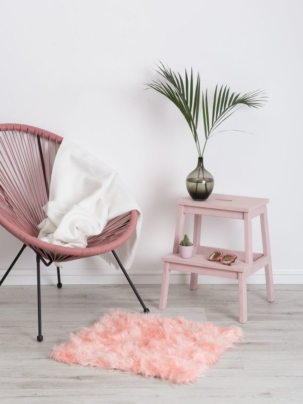 Pink Fur Rug