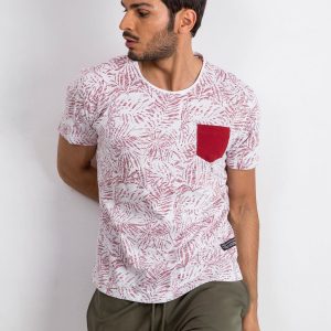 Burgundy t-shirt for men Ready