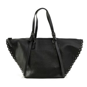 Black Women's Bag with studs