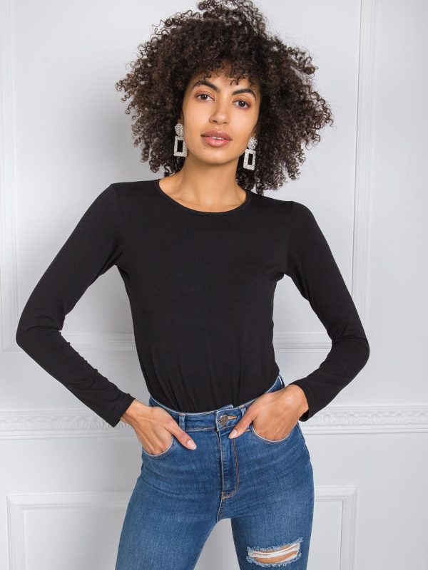 Basic black blouse