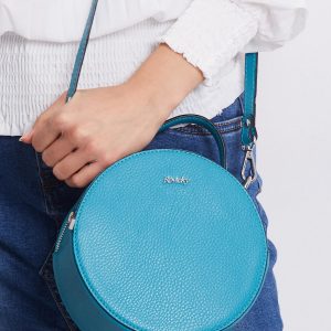 Marine Round Leather Handbag