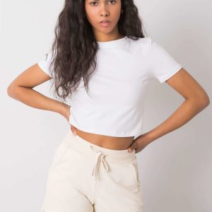 Beige Cotton Shorts Anastasie FOR FITNESS