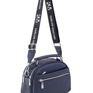 Navy blue urban women's handbag