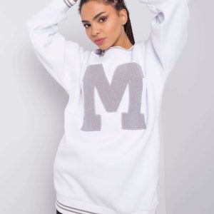 Marie RUE PARIS white sweatshirt