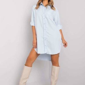 Light Blue Mirian Cotton Shirt