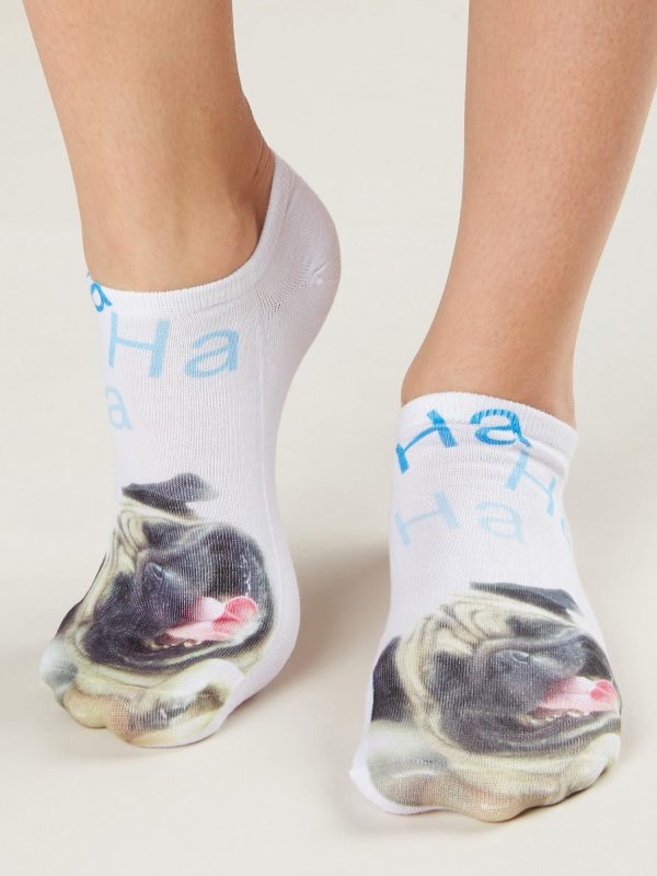 Cotton Ladies Socks with Print