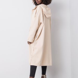 Light beige jacket with hood Arna RUE PARIS