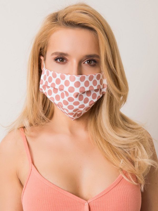 White-pink reuse mask