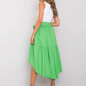 Green asymmetrical skirt Shayna RUE PARIS