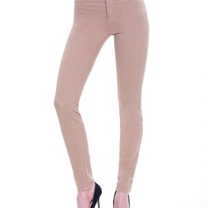 STRADIVARIUS Beige skinny tube pants