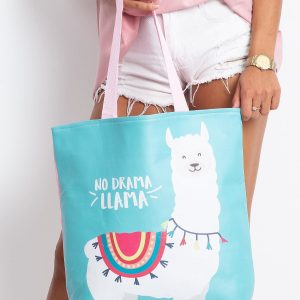 Mint Pink Printed Bag