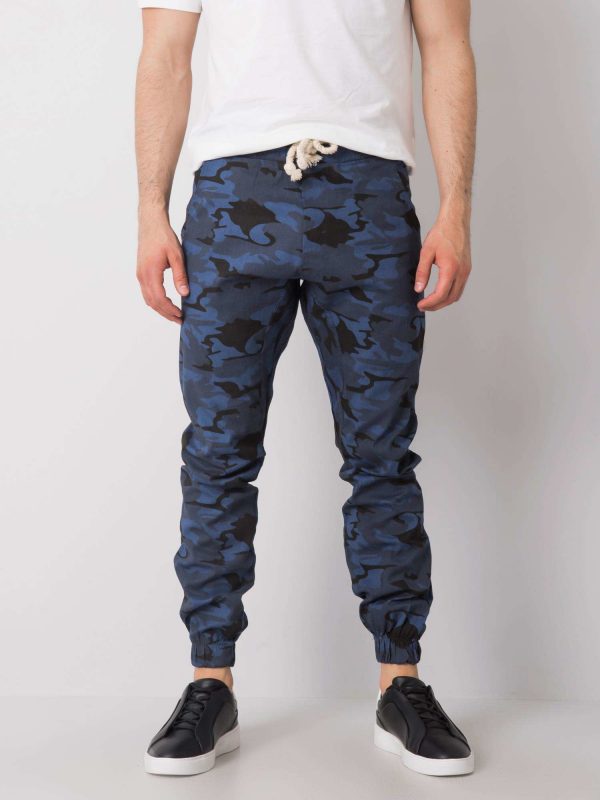 Dark Blue Jaxon Men's Camouflage Pants