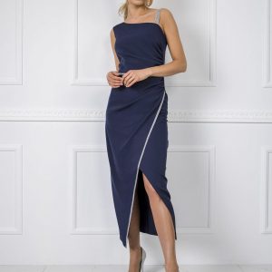 Navy blue dress by Abbie