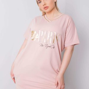 Dirty Pink Plus Size Tonette Dress