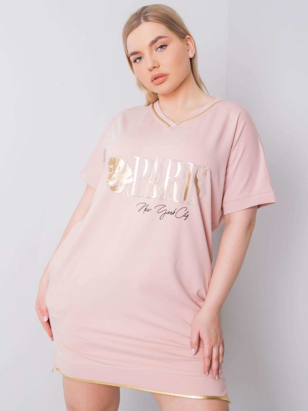 Dirty Pink Plus Size Tonette Dress