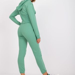 Neele Green Hooded Sweatsuit Set