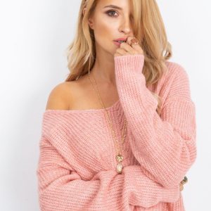 RUE PARIS Pink Sweater Touch