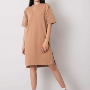 Camel casual dress Mistee RUE PARIS